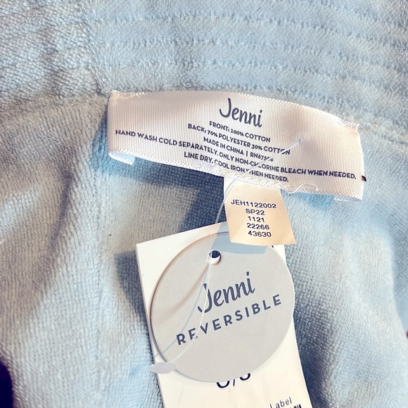 NWT Jenni Reversible Tie Dye Terry Cloth Hat, One Size New w/Tag $39.99 - Picture 4 of 6